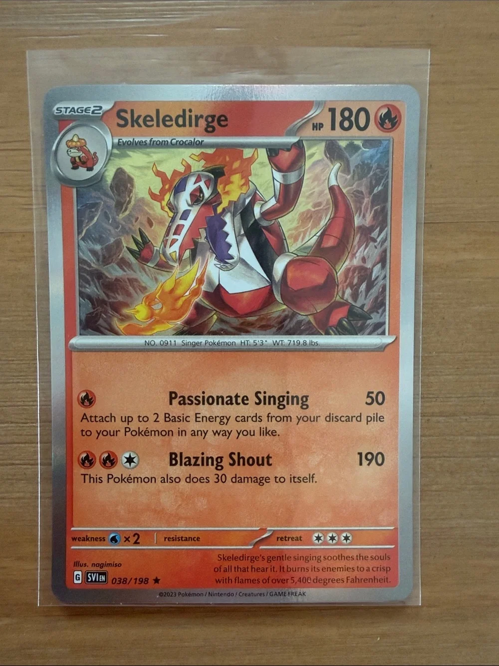 Fuecoco & Skeledirge Pokémon Lot | 4 Cards | Reverse Holo ✨5/$25✨